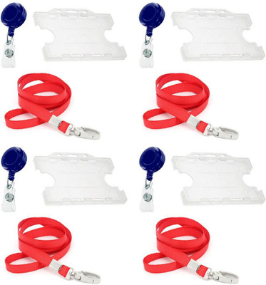 

TheFlauntStore Plastic ID Badge Holder(Pack of 12)
