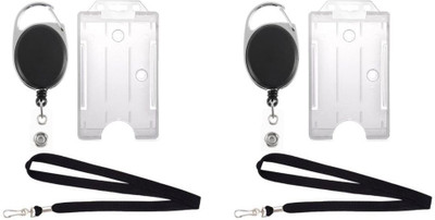 

TheFlauntStore Plastic ID Badge Holder(Pack of 6)