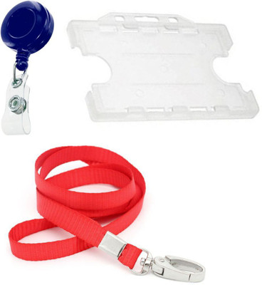 

TheFlauntStore Plastic ID Badge Holder(Pack of 3)