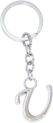 

Aura Chrome Plated Personalise Alphabet V Key Chain