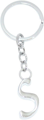 

Aura Chrome Plated Personalise Alphabet S Key Chain