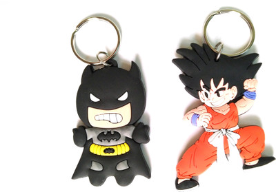 

zhosy dragonballz goku and batman Key Chain