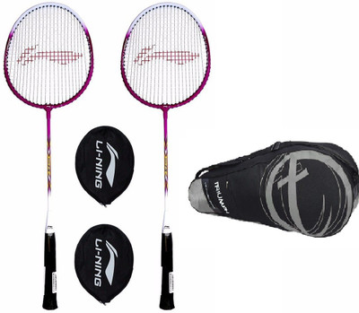 

Li-Ning XP Smash 708 2PC ,1 Single Compartment Triumph KB-302 Black/Grey Badminton Bag Combo Badminton Kit