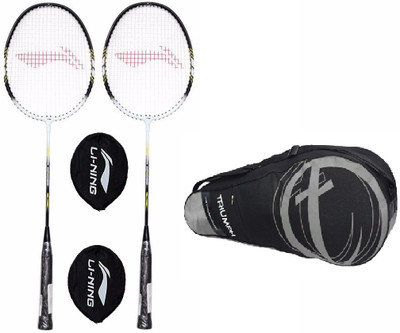 

Li-Ning XP Smash 808 2PC ,1 Single Compartment Triumph KB-302 Black/Grey Badminton Bag Combo Badminton Kit