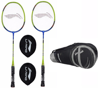 

Li-Ning XP Smash 810 2PC ,1 Single Compartment Triumph KB-302 Black/Grey Badminton Bag Combo Badminton Kit