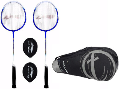 

Li-Ning XP Smash 707 2PC ,1 Single Compartment Triumph KB-302 Black/Grey Badminton Bag Combo Badminton Kit