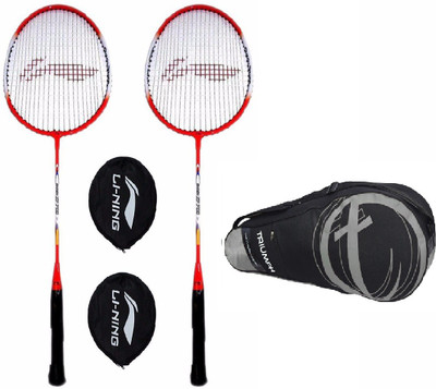 

Li-Ning XP Smash 709 2PC ,1 Single Compartment Triumph KB-302 Black/Grey Badminton Bag Combo Badminton Kit