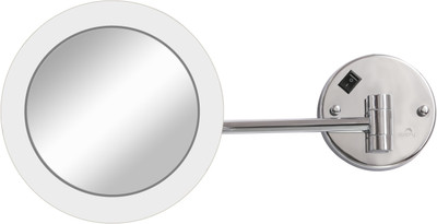 

Dolphy One Sided LED Wall Mounted Shaving & Makeup Magnifying Mirror(Round)