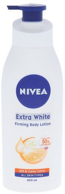 

Nivea Extra White Firming Body Lotion All Skin Types Q 10 CAMU(400 ml)