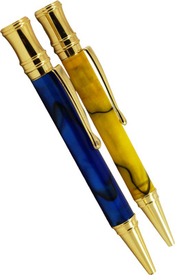 Auteur Marble Finish, Elegant, Stone Ball Pen, Ball Pen(Pack of 2)