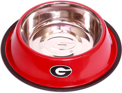 

Royal pet Round Stainless Steel Pet Bowl(700 ml Red)