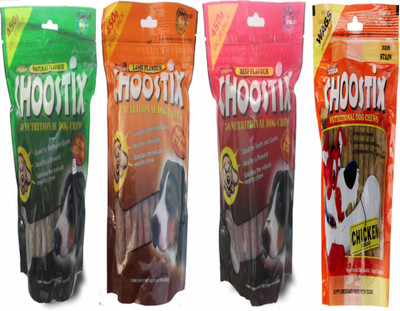 

Choostix SFP Chicken, NA, Beef, Lamb Dog Treat(450, Pack of 4)