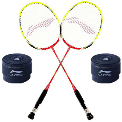 

Li-Ning Li-Ning XP 80 II 2PC Badminton Racquet + 2PC GP 20 Grip Combo Multicolor Strung Badminton Racquet(S2, 86 g)