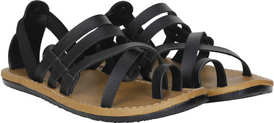 

Kraasa Men Black Sandals