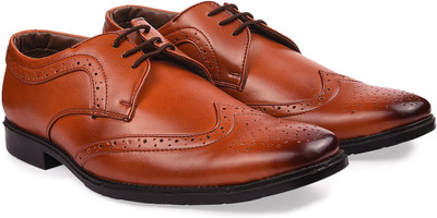 

Arthur Men's Tan PU Formal Derby For Men(Tan