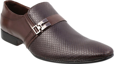 

Mochi Awesome Corporate Casuals For Men(Brown