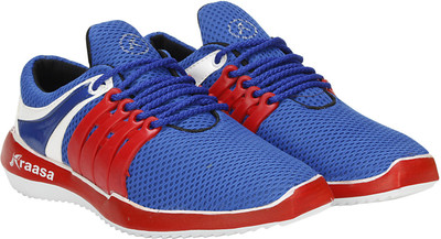 

Kraasa Premium Sports Running Shoes For Men(Blue, Red