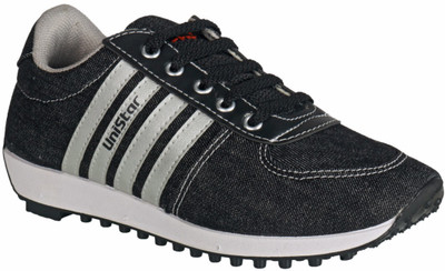 

Unistar 603 Denim Casual (Narrow Toe) Canvas Shoes For Men(Black, Black002