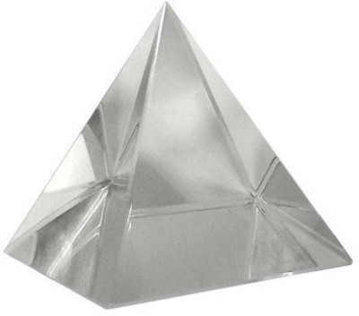 AIR9 CRYSTAL GLASS PYRAMID FOR POSITIVE ENERGY ( 38 MM ) Decorative Showpiece  -  3.6 cm(Glass, Clear)
