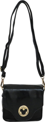 

Heels & Handles Women Formal Black PU Sling Bag