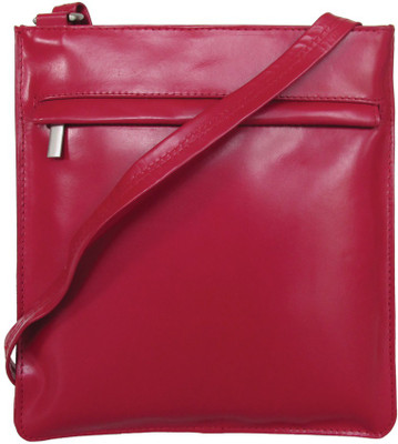 

munai's creation Women Casual Red Genuine Leather Sling Bag