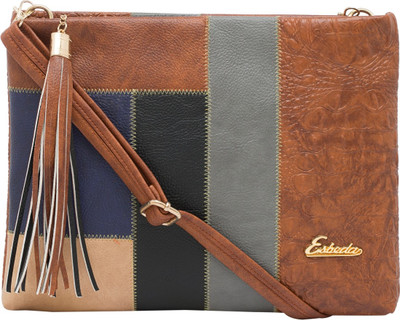 

ESBEDA Women Casual Tan PU Sling Bag