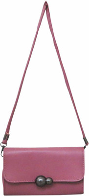 

Heels & Handles Women Casual Pink PU Sling Bag