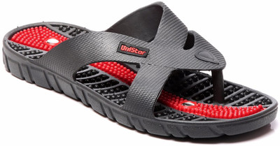Unistar Acupressure GH-03_Gry_ Slippers, Grey