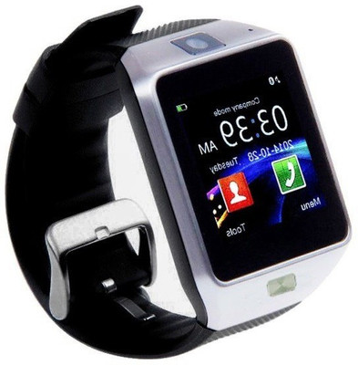 

ESTAR Smartwatch with calling function compatible with Motorola Moto X (2nd Gen) Silver Smartwatch(Silver Strap Regular)