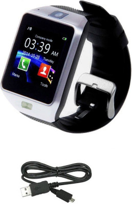 

ESTAR Smartwatch with calling function compatible with LG Optimus L5 Dual E615 Silver Smartwatch(Black Strap Regular)