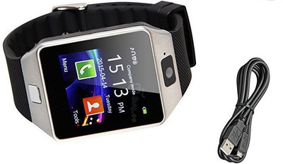 

ESTAR Smartwatch with calling function compatible with LG Optimus G Pro E985 Silver Smartwatch(Black Strap Regular)