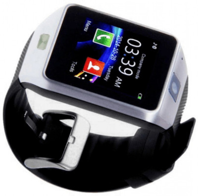 

ESTAR Smartwatch with calling function compatible with LG GD880 Mini Silver Smartwatch(Silver Strap Regular)