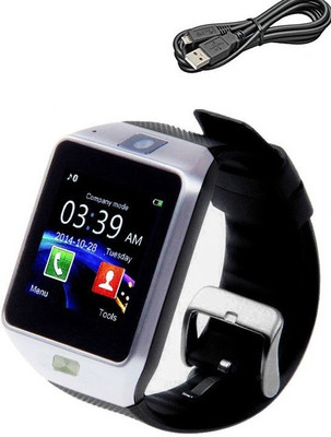

ESTAR Smartwatch with calling function compatible with LG Optimus L4 II Tri E470 Silver Smartwatch(Black Strap Regular)