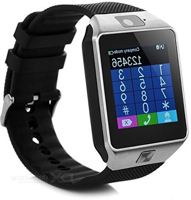 

ESTAR Smartwatch with calling function compatible with Microsoft Lumia 640 LTE Dual SIM Silver Smartwatch(Silver Strap Regular)