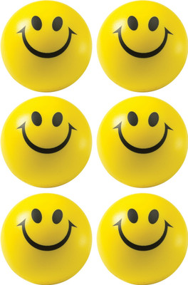 SOFTLINE SMILEY BALL 3 inch Yellow SOFTLINE Soft Toys