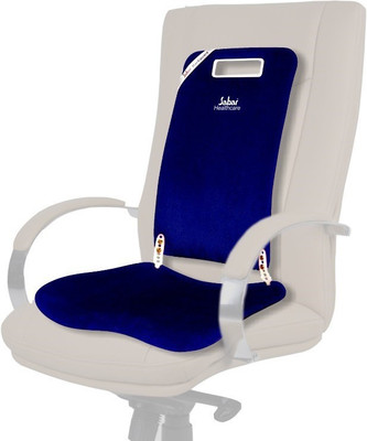 

Sabar Orthopedic & Ergonomic Back Rest Lumbar Support Seat - Backguard 3090 Back Rest Lumbar Support for Office Chair/Car Seat/Sofa Back Support (, Blue