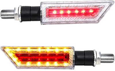 

Motopart Front, Rear LED Indicator Light for Universal For Bike Universal For Bike(White)
