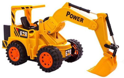 

Powerpak 5 Channel Remote Control Construction Truck with Flash Colorful Lights - 8037E(Yellow)
