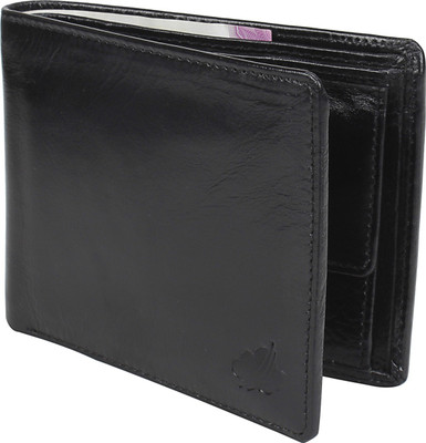 

Drizzle Men Black Genuine Leather Wallet(8 Card Slots)