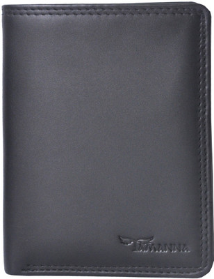 

Tamanna Men Black Genuine Leather Wallet(9 Card Slots)