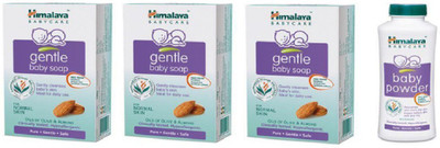 

Himalaya HIMALAYA BABY POWDER, GENTLE BABY SOAP(White)