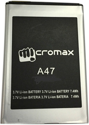 

Micromax A47 For Micromax Bolt A47 Battery( )