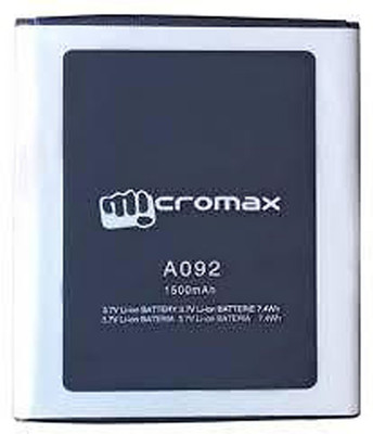 

Micromax A092 For Micromax Unite A092 Mobile Battery( )