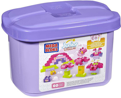 

kidoz kingdom MEGA BLOCKS JUNIOR BUILDERS 60 PCS(Multicolor)