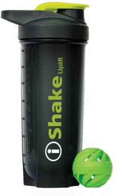 

Giftipedia Roadies 500 ml Shaker(Pack of 1, Black), Black;green