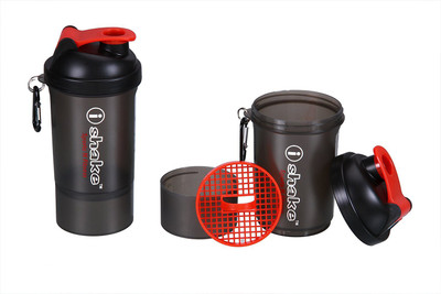 

Giftipedia SOOT020 500 ml Shaker(Pack of 1, Black, Red)