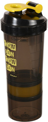 

Giftipedia SOOT019 500 ml Shaker(Pack of 1, Black, Yellow)
