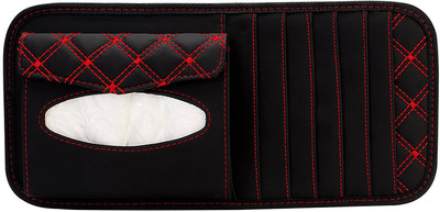 

HOKIPO CD/DVD Storage Organizer Bag and Tissue Holder With Tissue- Car Visor Pouch(1)