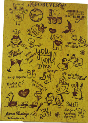 

GiftStation GSIGC001 Greeting Card(Yellow, Red, Pack of 1)