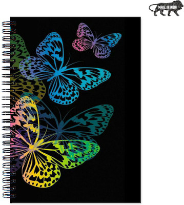 

VenTechno A5 Diary(VT Designer Wirebound Ruled Paper Sheets Personal and Office Stationary Notebooks Diary, Multicolor)